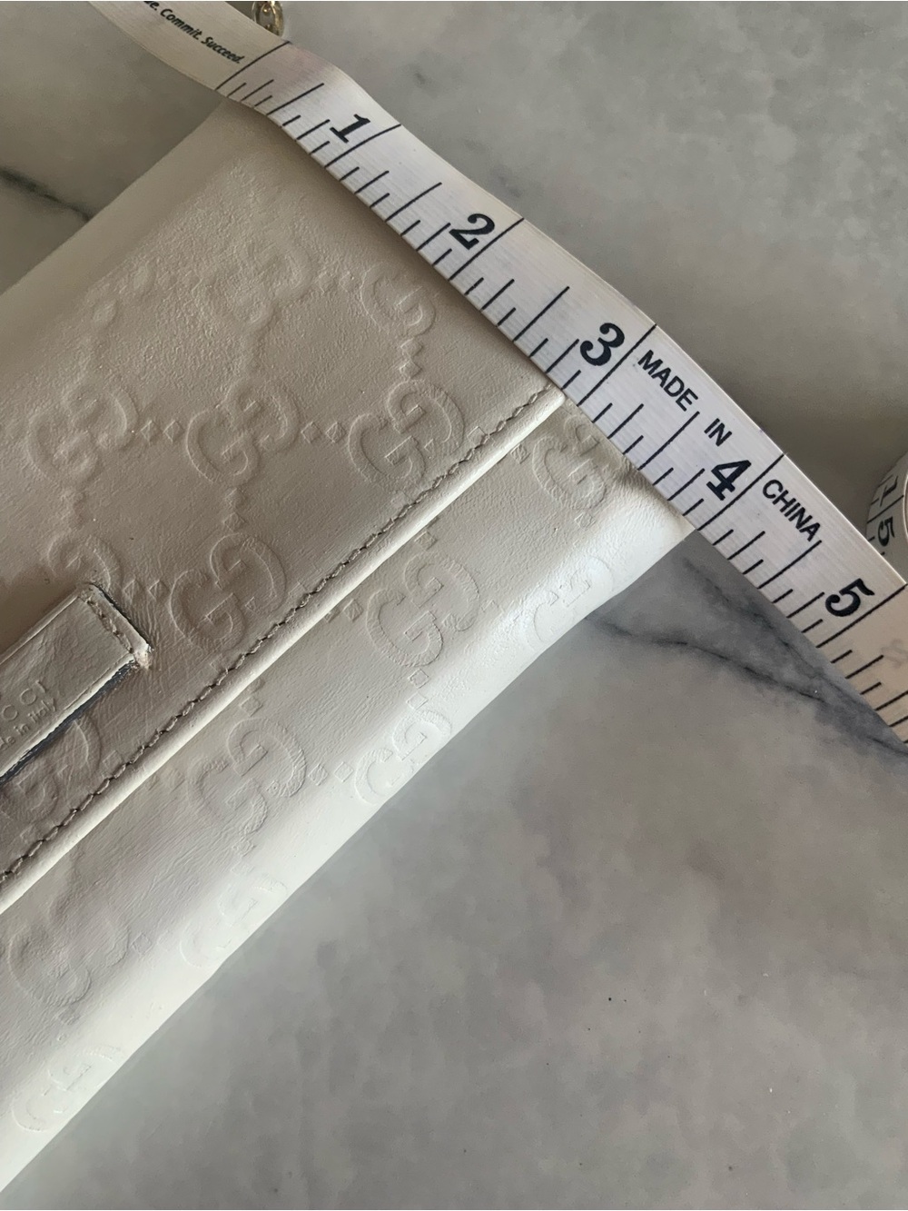 Gucci Ivory Guccissima long wallet - Picture 5 of 15